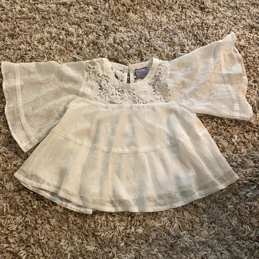 Anthropologie size M white shirt